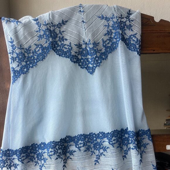 Wacoal babydoll negligee / Lace Slip Dress / CHEMISE in S - Picture 6 of 6